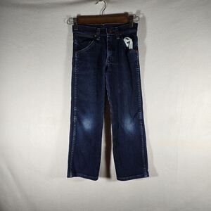 Wrangler Boy's Straight  Jeans Size 8 Slim Adjustable Waist